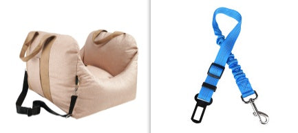 Pet Dog Car Carrier Seat Waterproof Basket