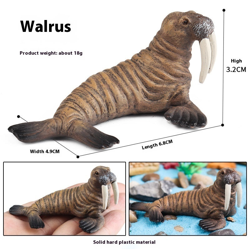 Simulation Marine Animal Model Children's Cognitive Toy