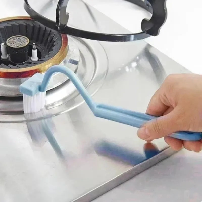Curved Toilet Brush Gap Cleaning Tool Bathroom