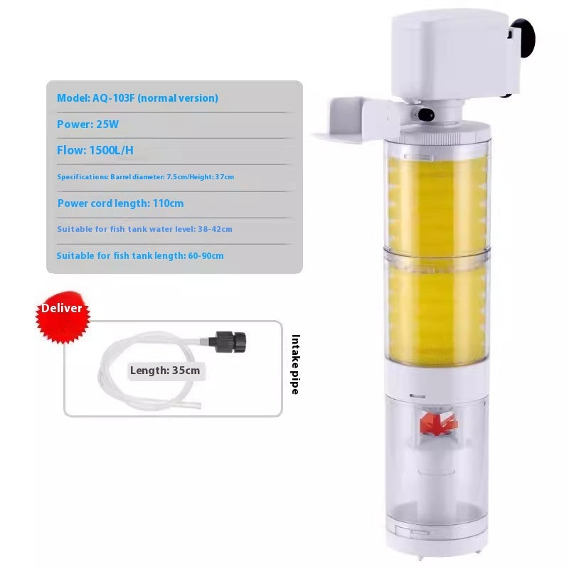 Three-in-one Suction Wall-hung Urinal Fish Toilet