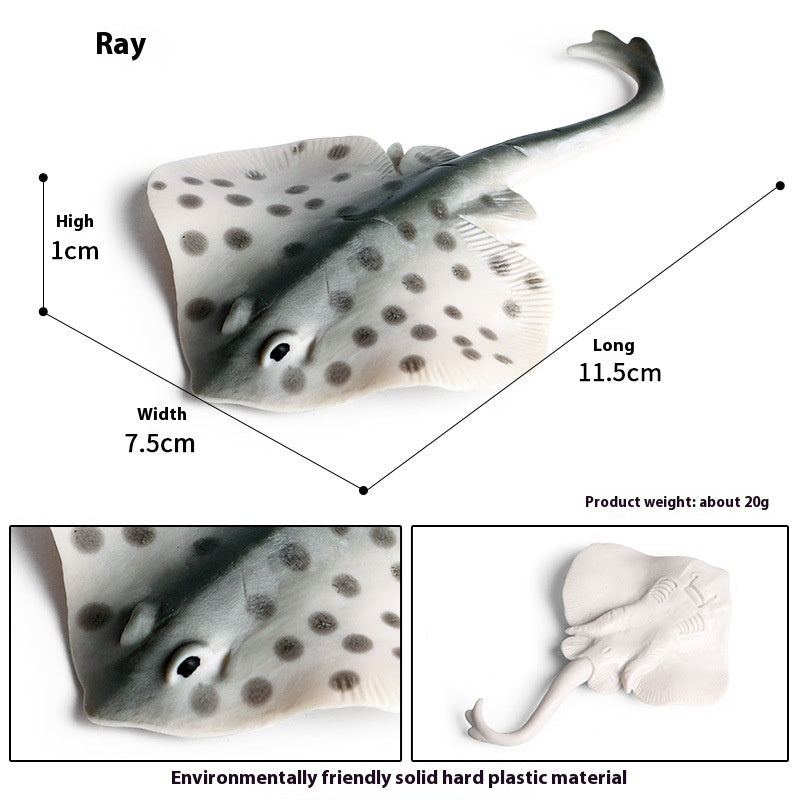Simulation Marine Animal Model Children's Cognitive Toy