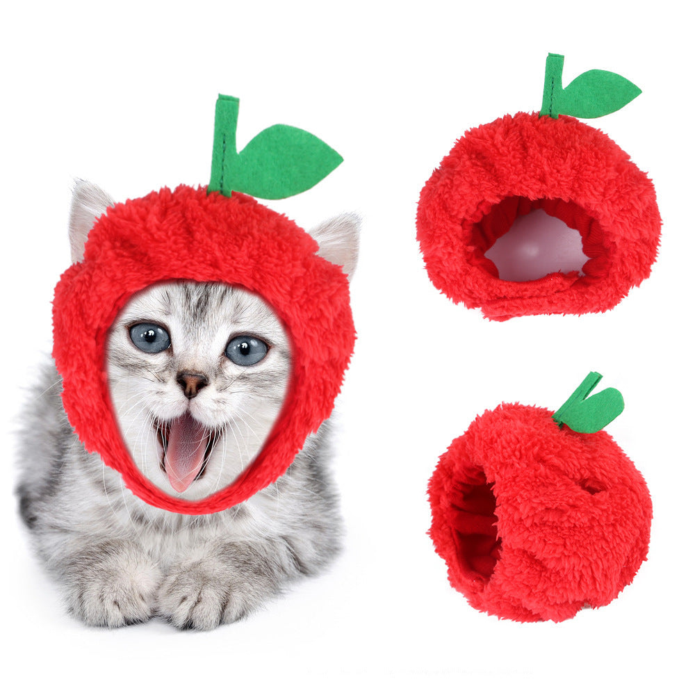 Curly Hair Pet Hat Cat Funny Dress Up