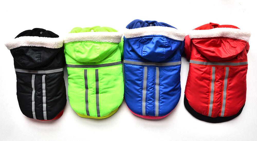 Pet Reflective Silk Cotton-padded Jacket