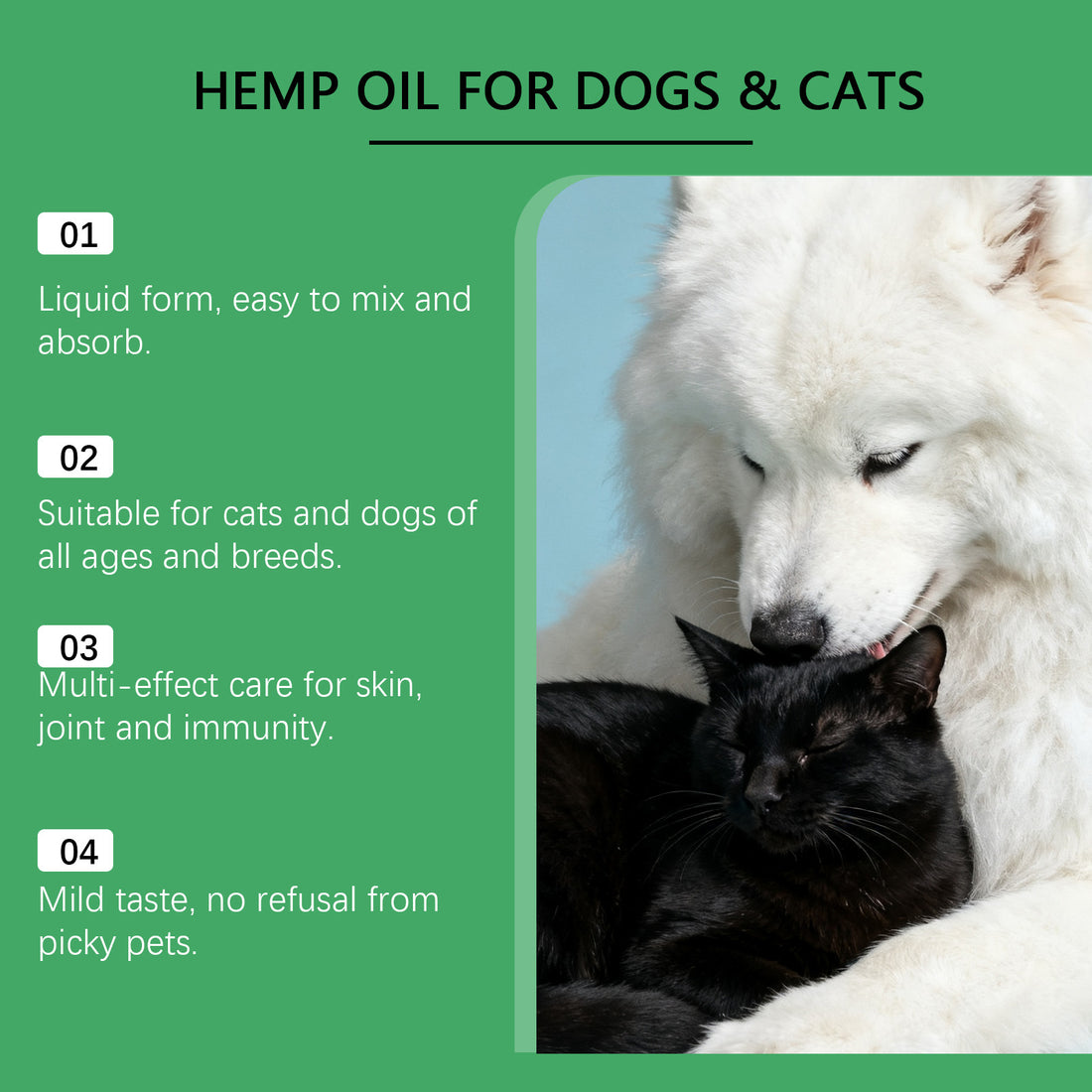 Cat And Dog Hemp Seed Oil Vitality Drops