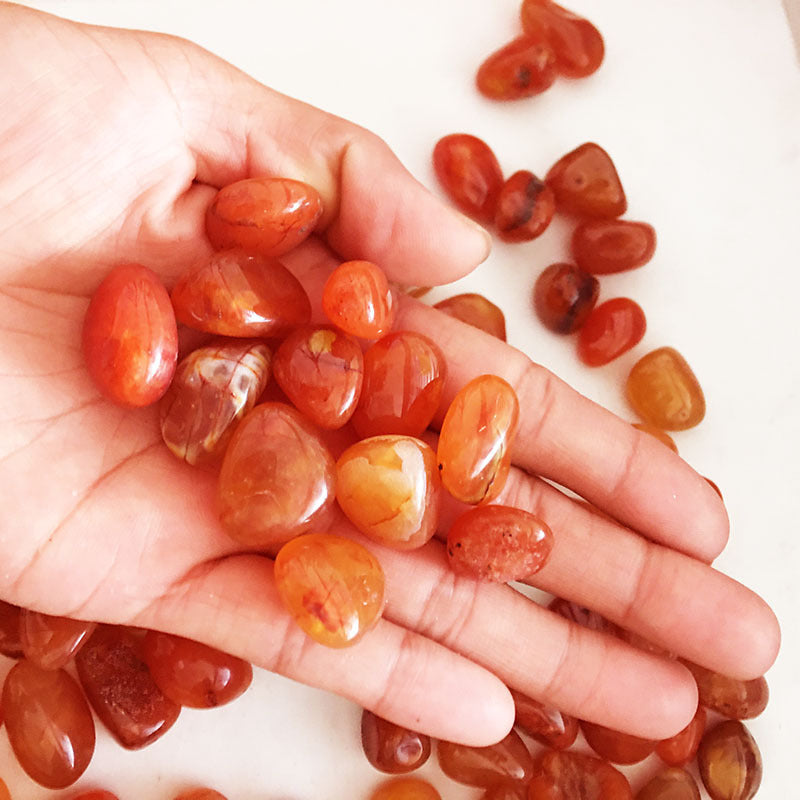 Carnelian Rough Stone Crystal Ornaments
