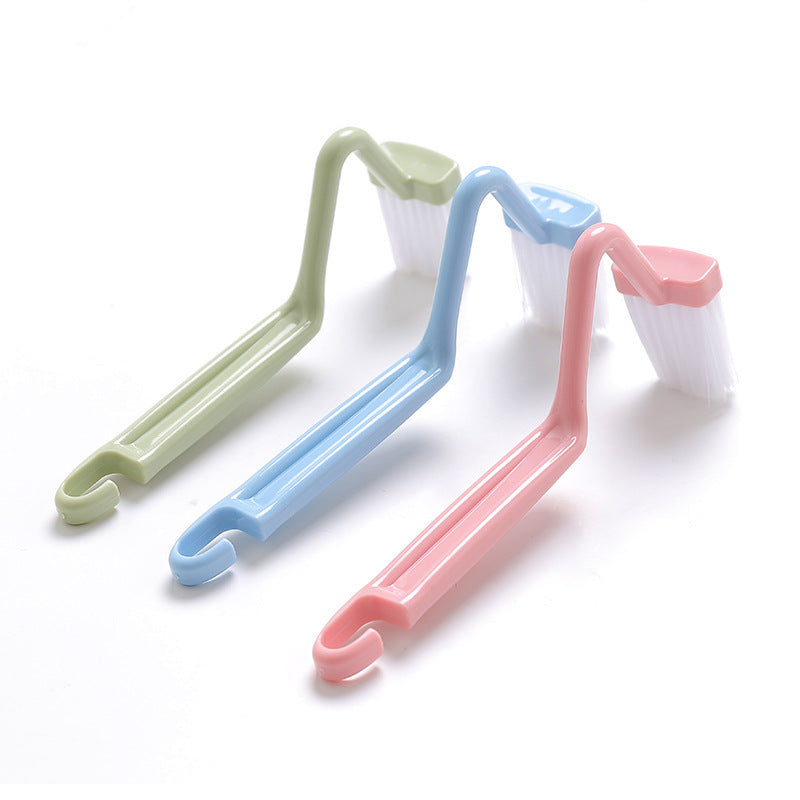 Curved Toilet Brush Gap Cleaning Tool Bathroom