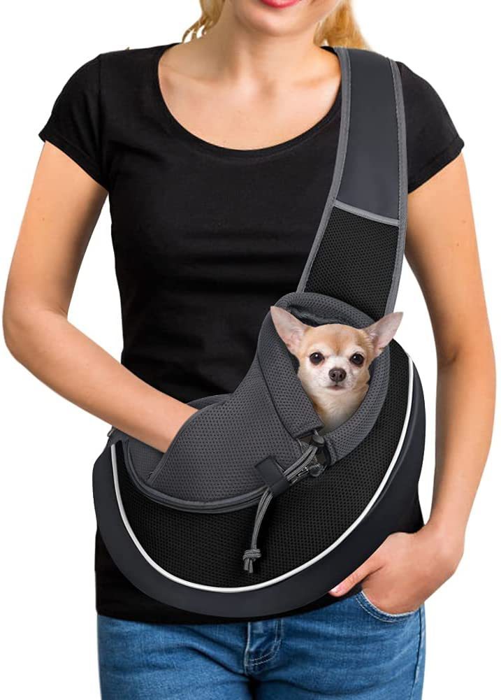 Women Outdoor Portable Crossbody Bag For Dogs Cats