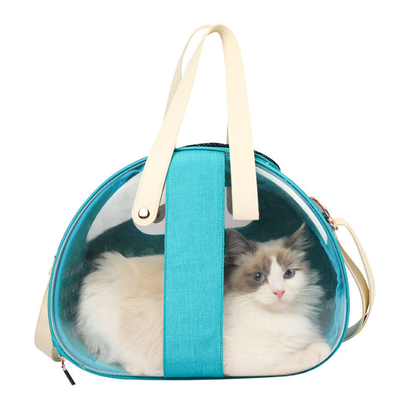 Double Fish Transparent Dog Bag Puppy Cat