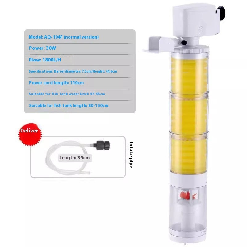 Three-in-one Suction Wall-hung Urinal Fish Toilet