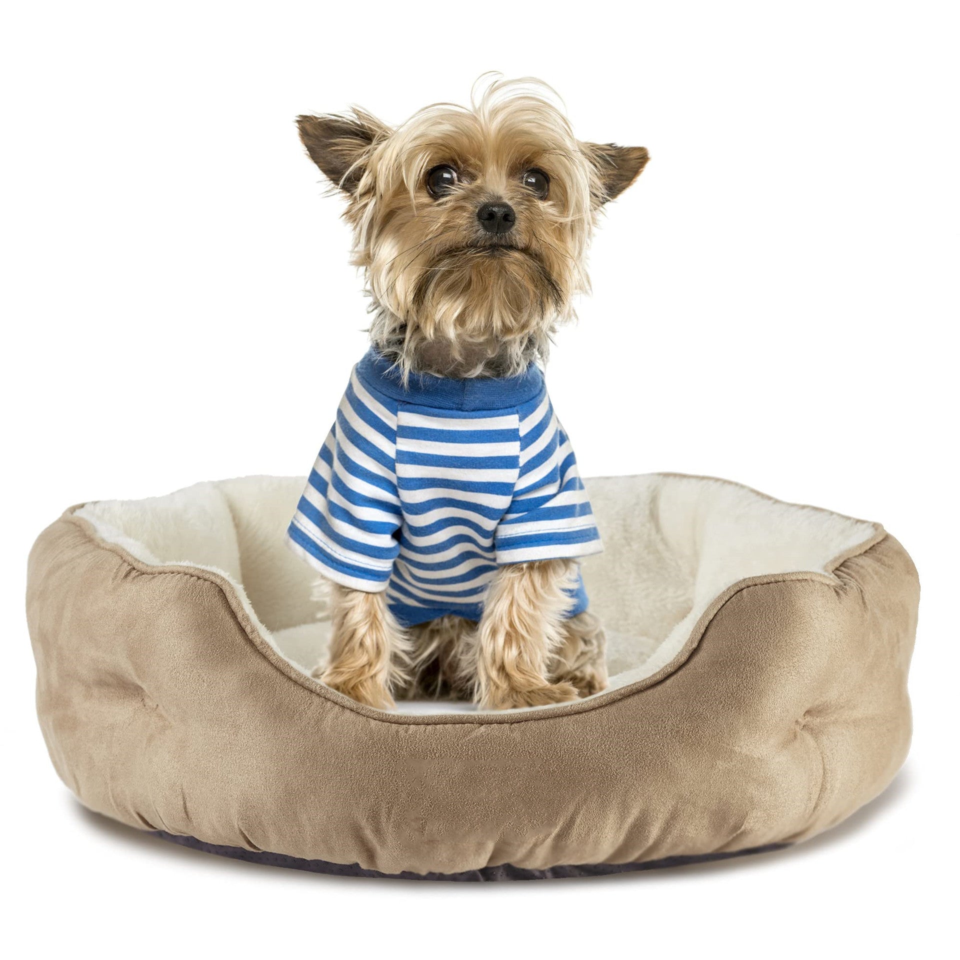 Cathouse Doghouse Round Pet Bed