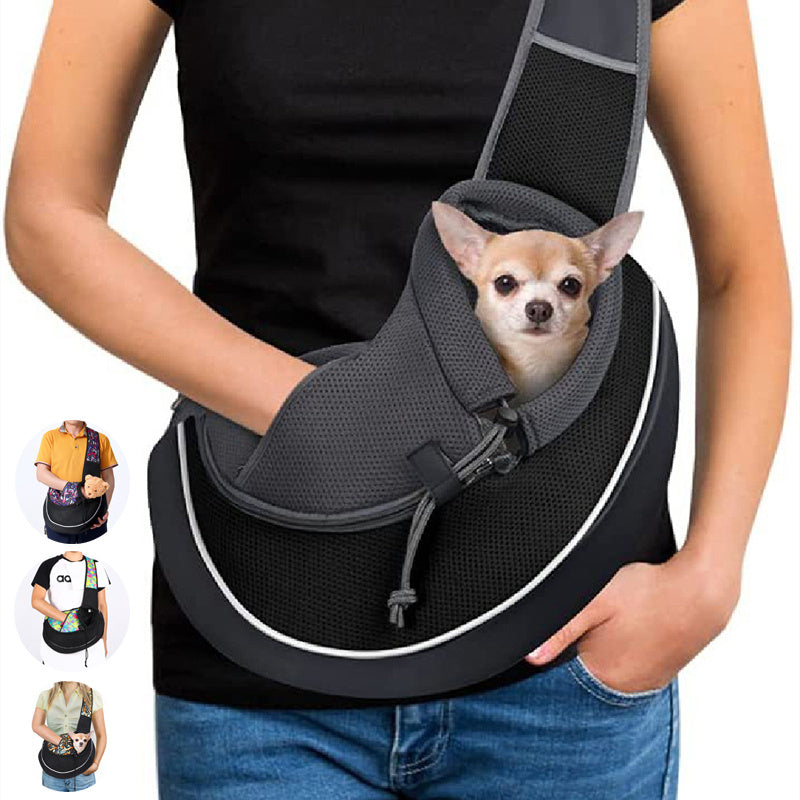 Women Outdoor Portable Crossbody Bag For Dogs Cats