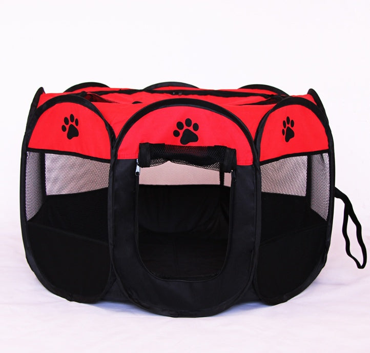 Folding Octagonal Pet Fence Cat And Dog Kennel