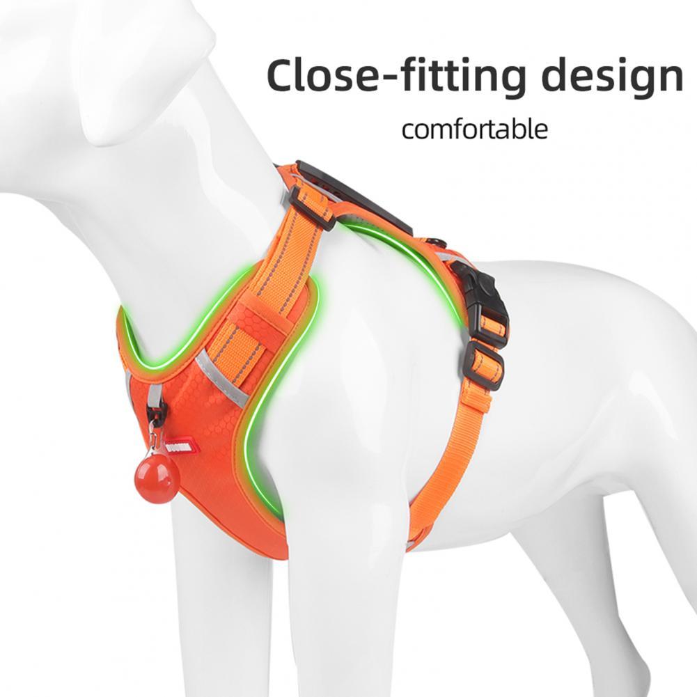 Nylon Dog Harness No Pull Breathable Reflective