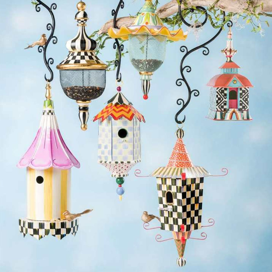 Metal Bird Feeder Creative Pattern Birdhouse