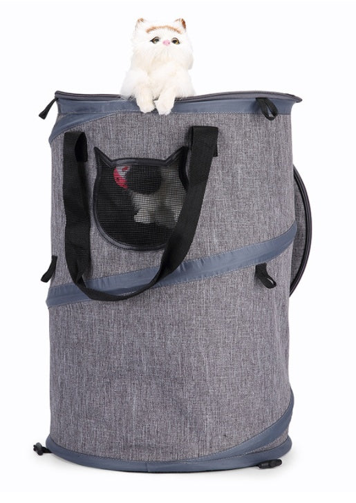 Foldable Pet Dog Cat Carrier Bag Outdoor Travel