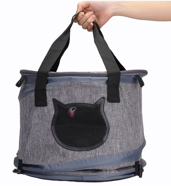 Foldable Pet Dog Cat Carrier Bag Outdoor Travel