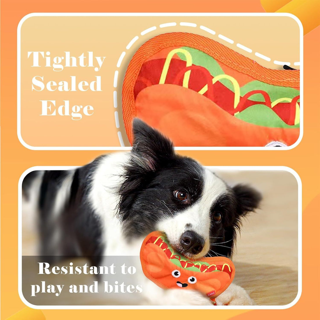 Crinkle Squeaky Dog Toys