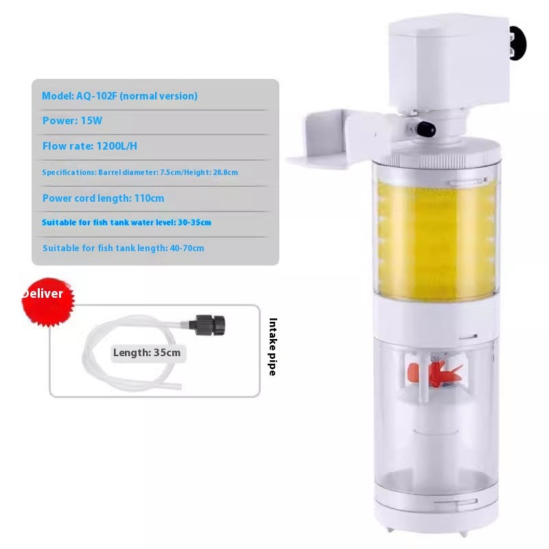 Three-in-one Suction Wall-hung Urinal Fish Toilet