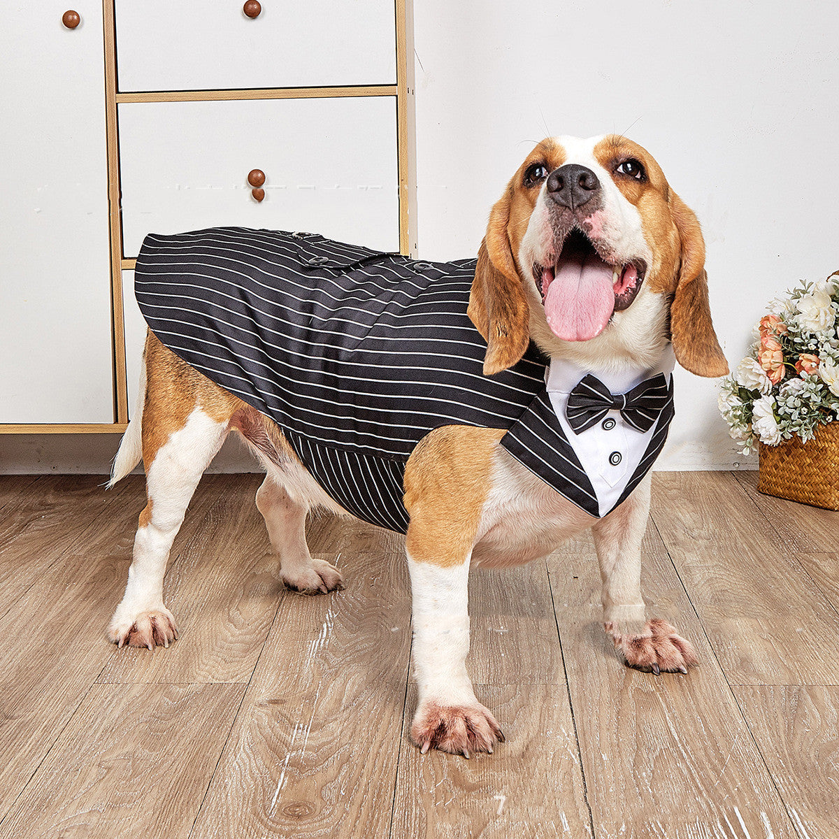 Dog Pet Swallowtail Wedding Clothing Suit
