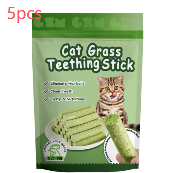 Cat Snacks Freeze Dried Cat Grass Sticks