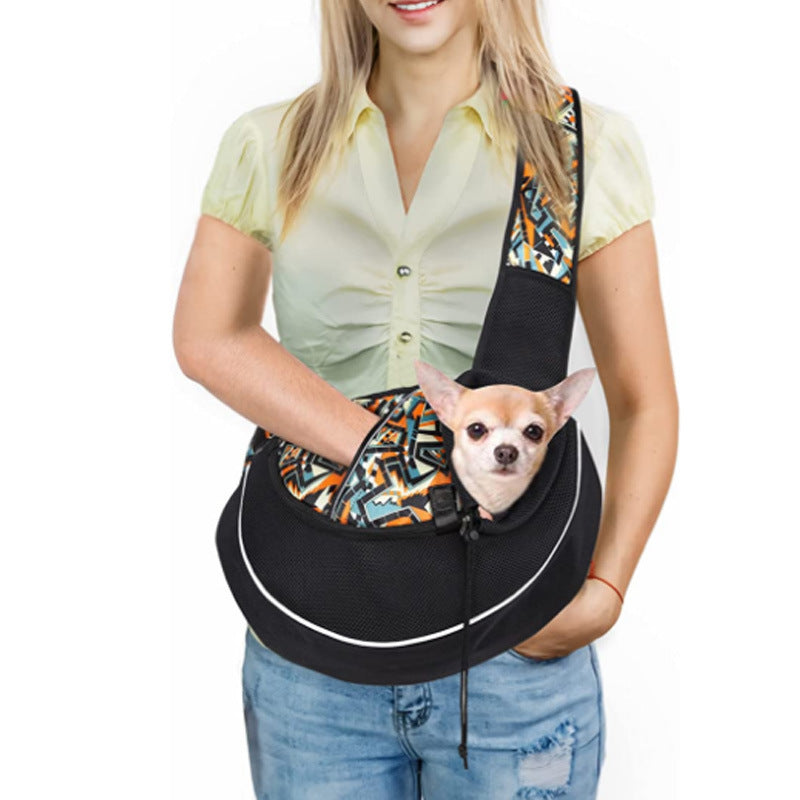 Women Outdoor Portable Crossbody Bag For Dogs Cats