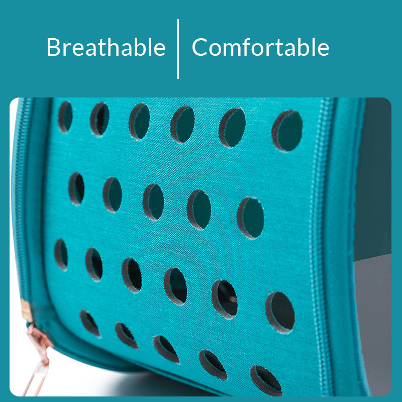 Double Fish Transparent Dog Bag Puppy Cat