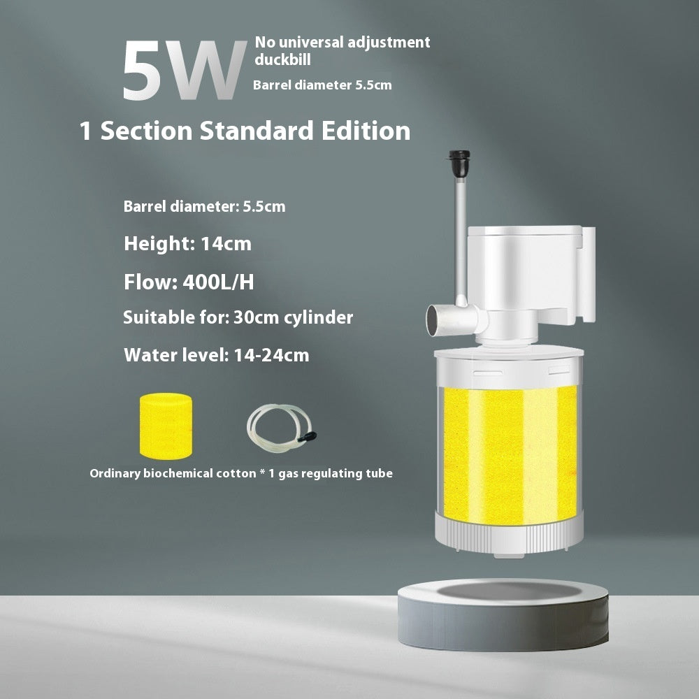 Fish Tank Built-in Filter Suction Wall-mounted Urinal