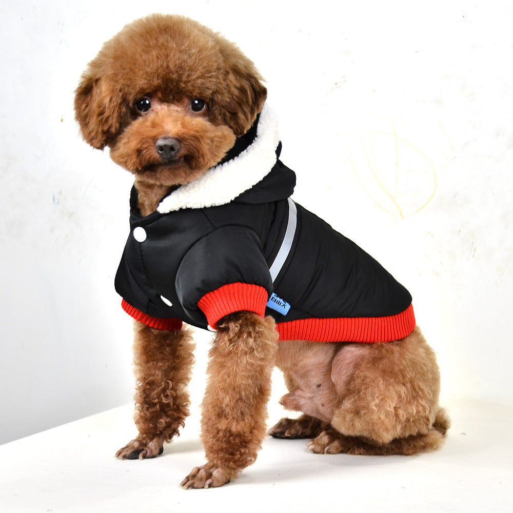 Pet Reflective Silk Cotton-padded Jacket