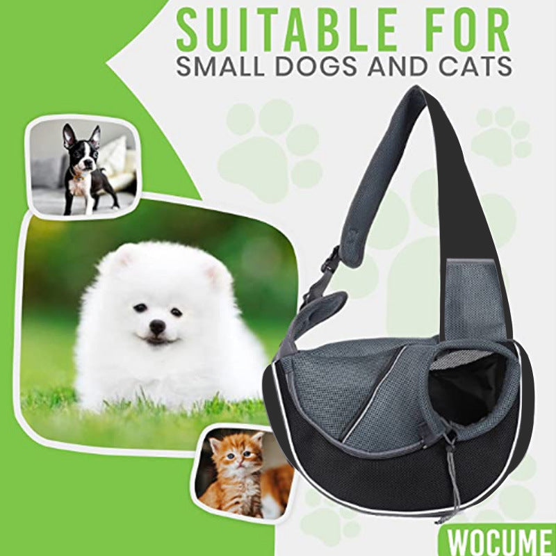 Women Outdoor Portable Crossbody Bag For Dogs Cats
