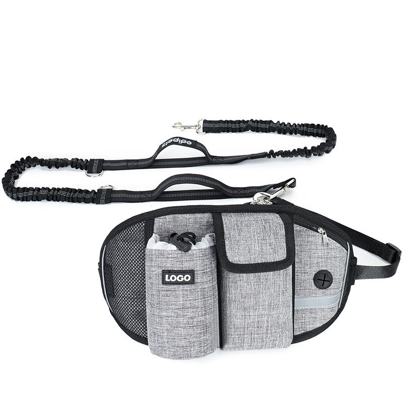 Dog Training Leash Waist Bag Hands-Free