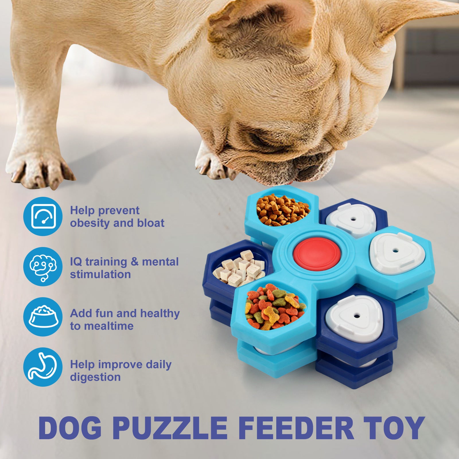 Dog Puzzle Toys Interactive Treat Dispensing Pet