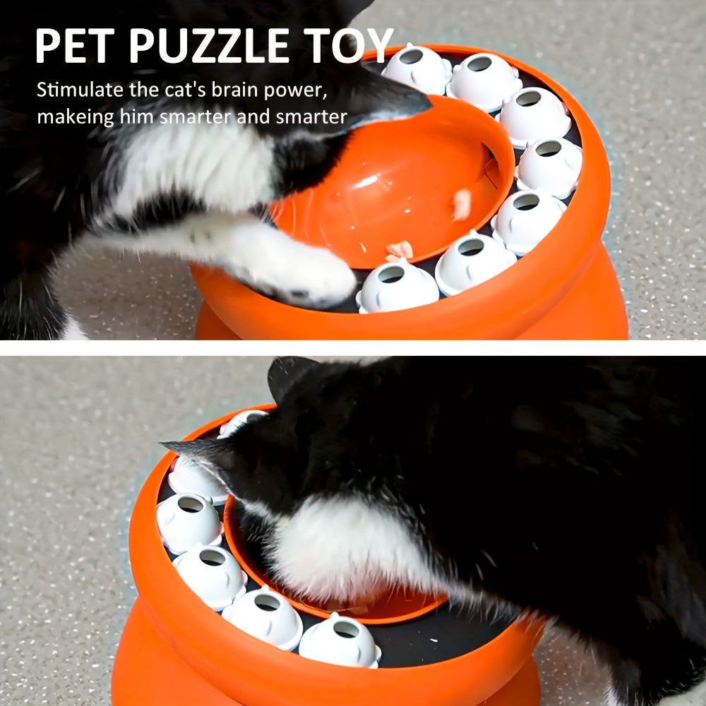 Interactive Puzzle For Cats Slow Food Dispenser