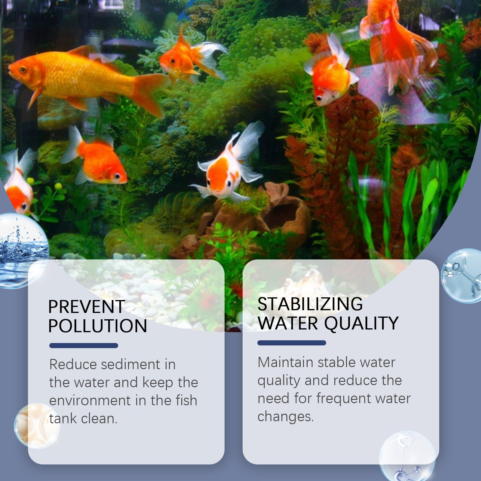 Fish Tank Water Quality Decontamination Cleaner