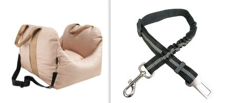 Pet Dog Car Carrier Seat Waterproof Basket