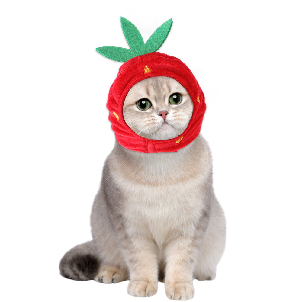 Curly Hair Pet Hat Cat Funny Dress Up