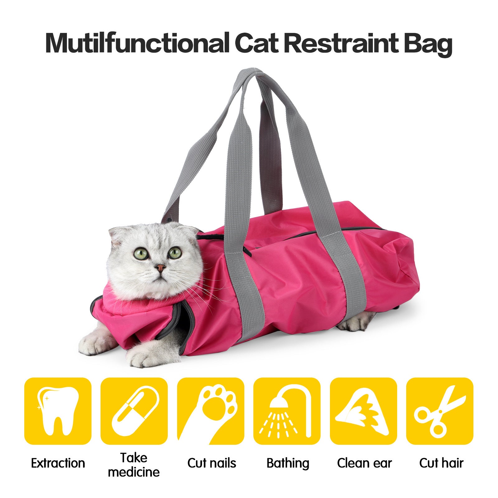 Cat Travel Bag Double Lined Anti Scratch And Bite