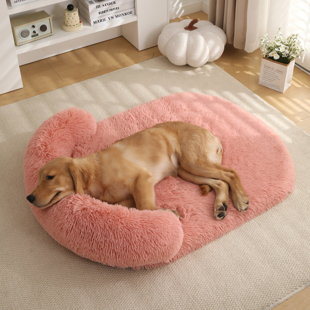 Plush Doghouse Cathouse Warm Cushion Bed