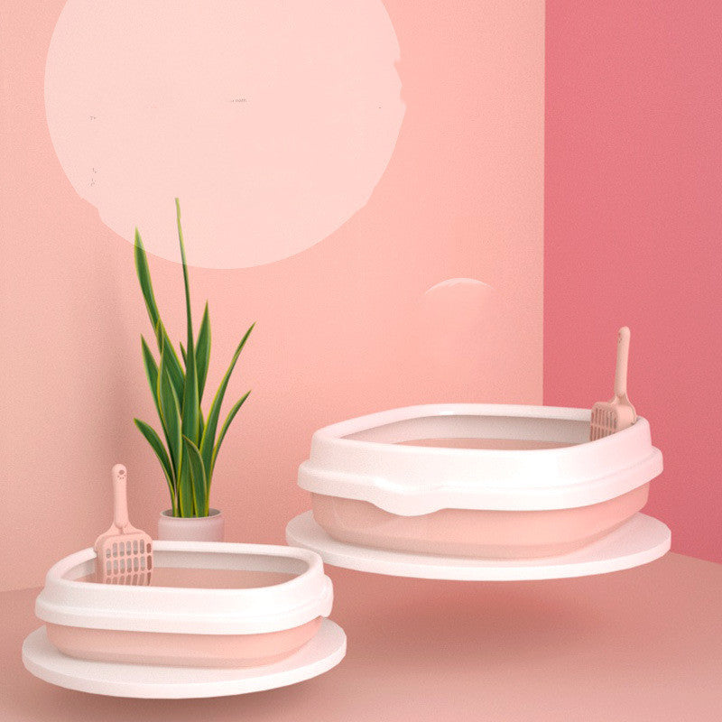 Pet Toilet Cat Litter Box with Scoop