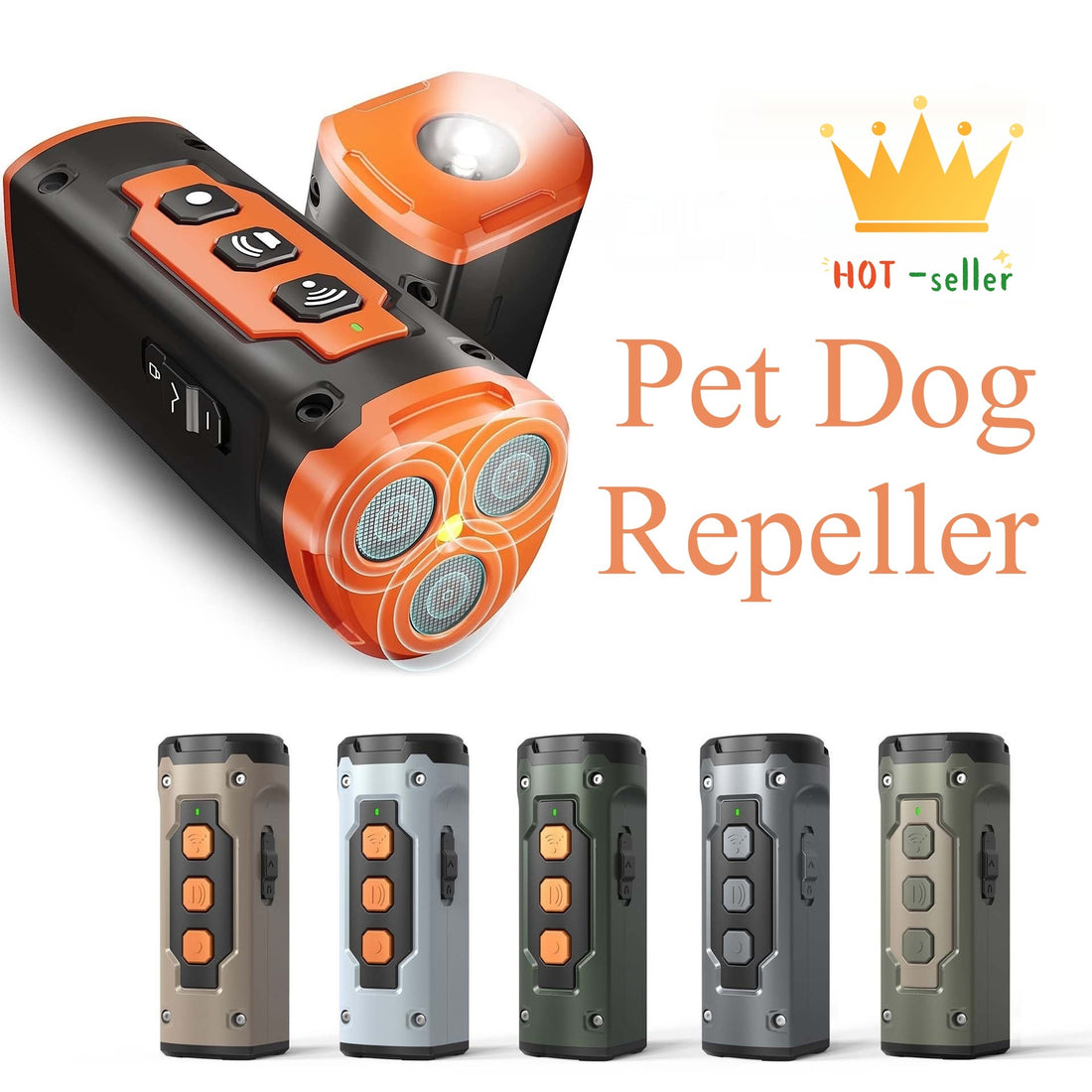 Dog Drive Ultrasonic Three-head Bark Plug Torch