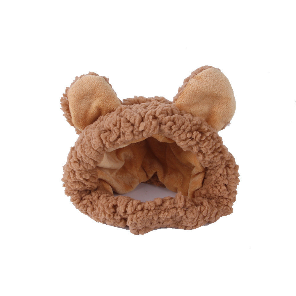 Curly Hair Pet Hat Cat Funny Dress Up