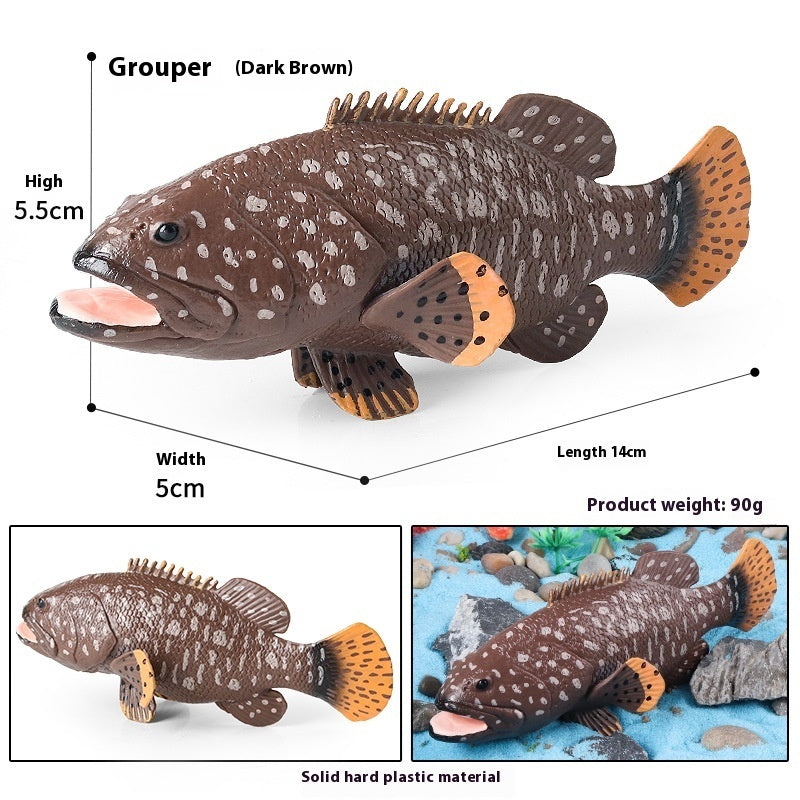 Simulation Marine Animal Model Children's Cognitive Toy