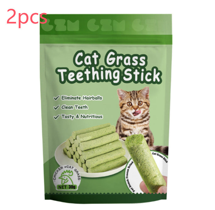 Cat Snacks Freeze Dried Cat Grass Sticks