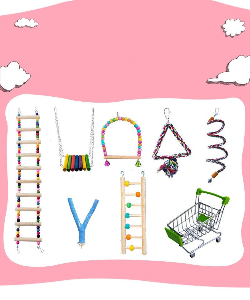 Parrot Swing Ring Aerial Ladder Climbing Ladder