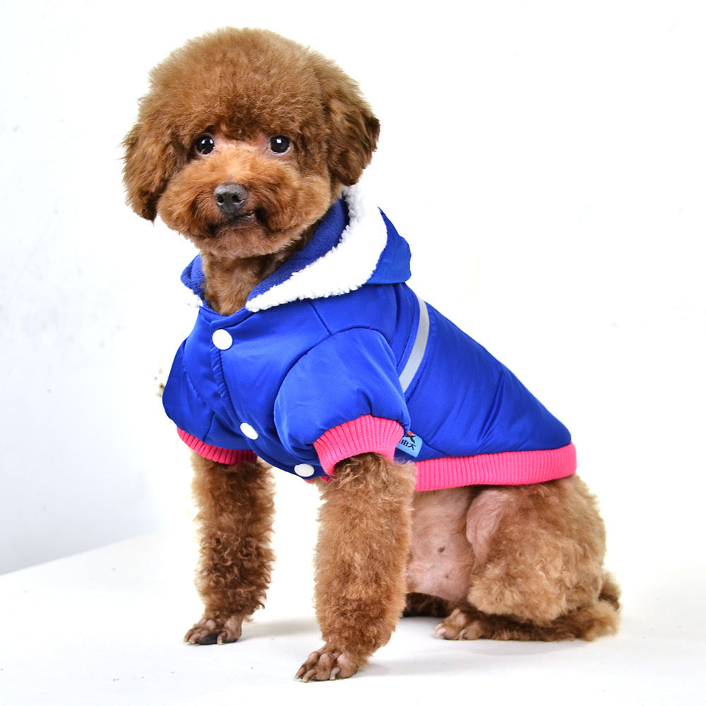 Pet Reflective Silk Cotton-padded Jacket