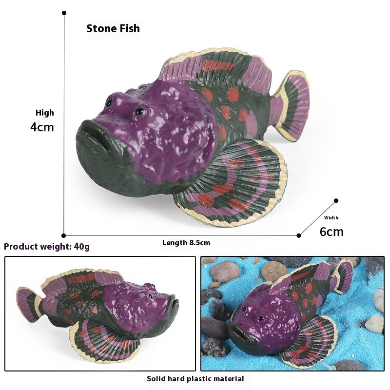 Simulation Marine Animal Model Children's Cognitive Toy