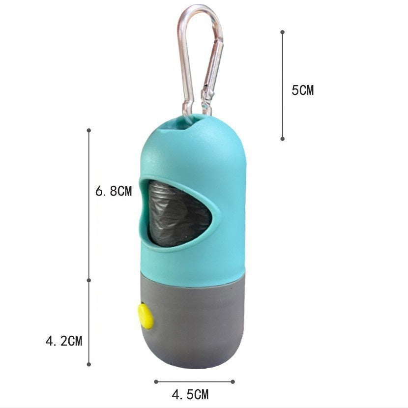 Led Light Pet Waste Bag Dispenser For Dogs Cats