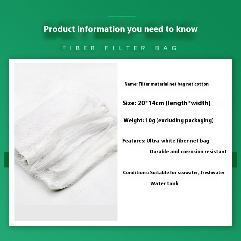 Fish Tank Filter Material Net Pocket Activated