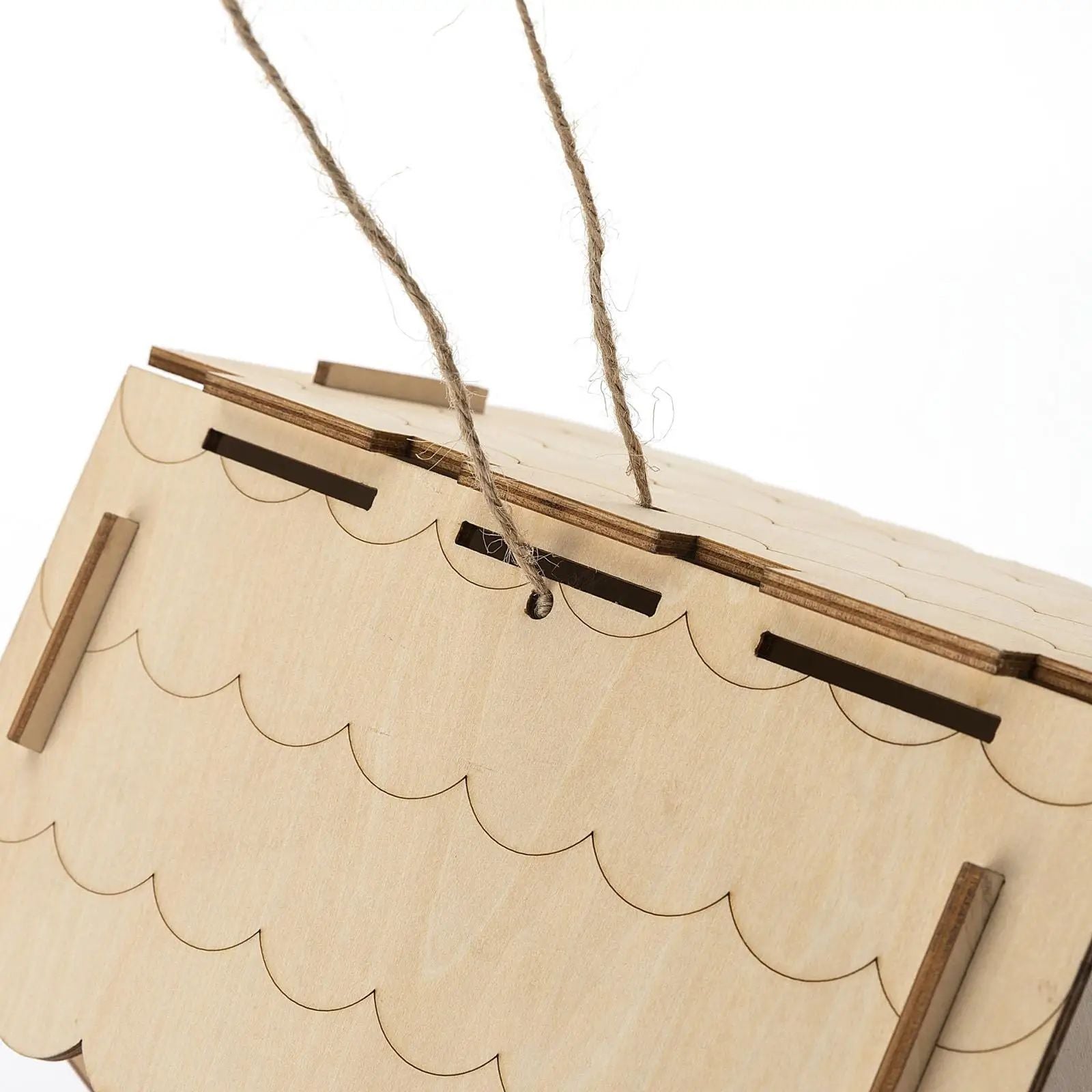 DIY Bird House Yard Gift Shelter Wooden Nesting Box