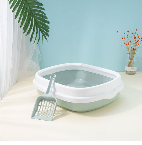 Large Cat Litter Box Detachable Anti-splashing