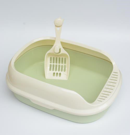 Pet Cat Litter Box With Shovel Polyester Box